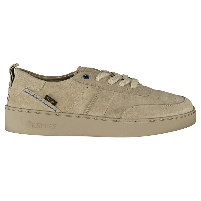 Replay Men's Frank Trainers, 002 Beige, 10 UK