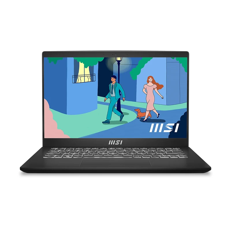 MSI Modern 14 (C12M-637UK) 14.0" FHD IPS-Level, Intel 12th Gen i3-1215U, 8GB DDR IV 3200MHz, 512GB NVMe PCIe SSD, WiFi 6, Windows 11 - Black