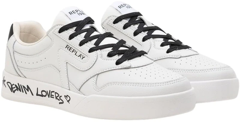 Replay Women's Oyzone W Live Trainers, 062 White Black, 4 UK