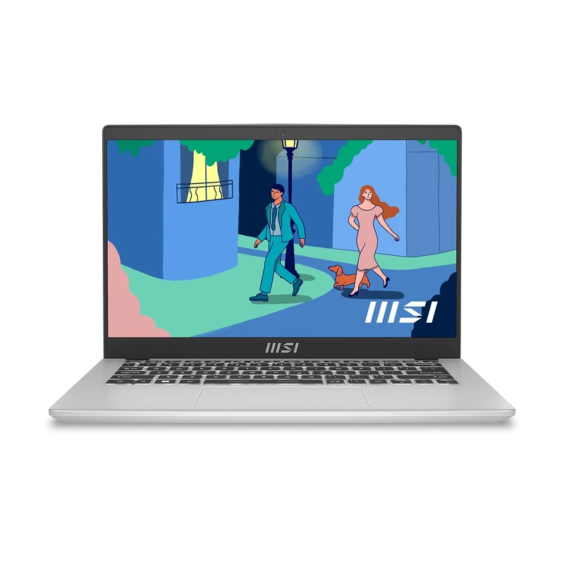 MSI Modern 14 (C12M-638UK) 14.0" FHD IPS-Level, Intel 12th Gen i5-1235U, Intel Iris Xe Graphics DDR IV 8GB (3200MHz), 512GB NVMe PCIe SSD, Intel WIFI 6, Windows Home 11 - Urban Silver