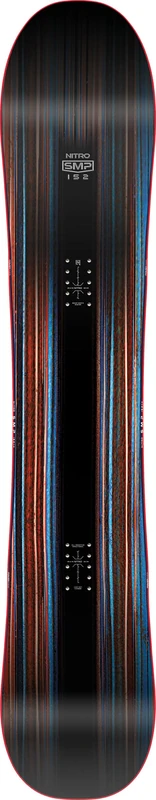 Nitro Snowboards Men's SMP BRD '24, Allmountainboard, Directional, Cam-Out Camber, All-Terrain, Mid-Wide