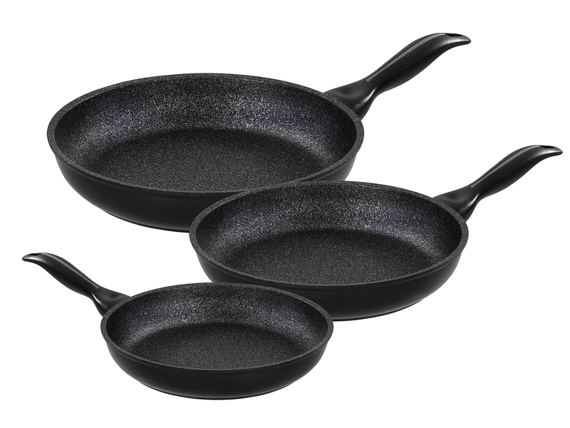 Barazzoni Granitica Extra Induction Set of 3 Diameter 20/24/28 cm Made in Italy