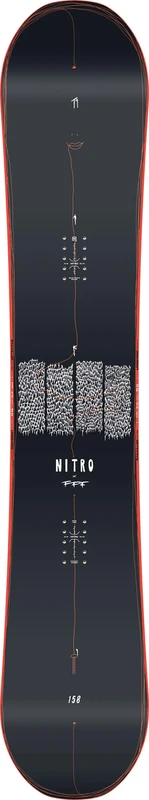 Nitro Fabian Fuchs FFF Men's Snowboards T1 x FFF BRD ´24, Freestyle Board, Twin, Cam-Out Camber, Park, Artist: Fabian Fuchs FFF