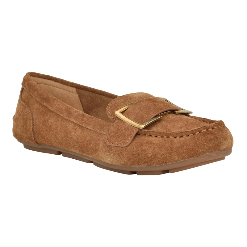 Calvin Klein Women's Lydia Loafer, Cognac 101, 6.5 UK