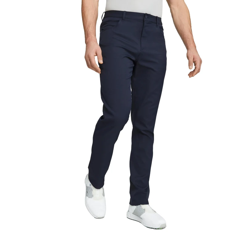 PUMA Men's Dealer 5 Pocket Pant Golf, Navy Blazer, 35W x 30L
