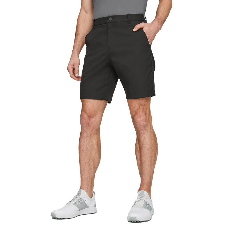 PUMA Men's Dealer Short 8 Golf Black, 35W x 8L