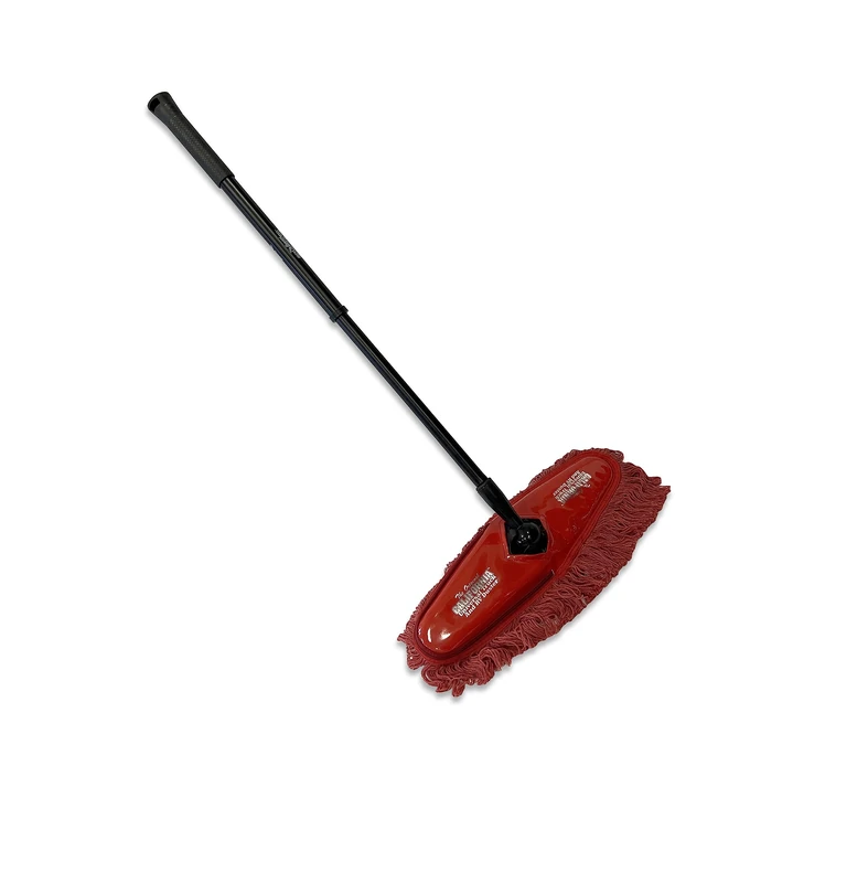 California Car Duster Universal Home and RV Extension Duster 96653 Threaded Mop Head with Metal Extension Handle 96653