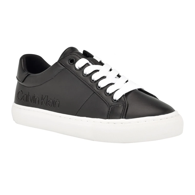 Calvin Klein Women's Camzy Sneaker, Black 001, 6 UK