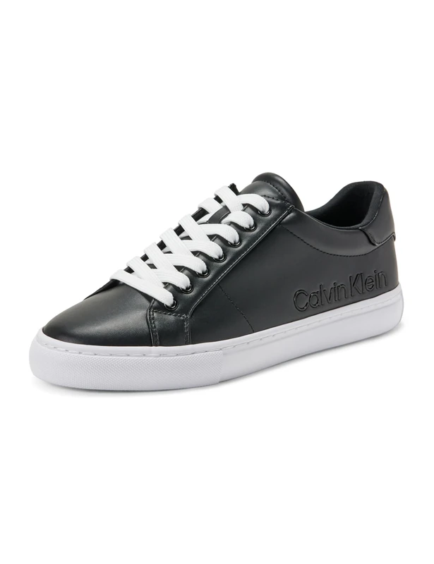 Calvin Klein Women's Camzy Sneaker, Black 001, 7 UK