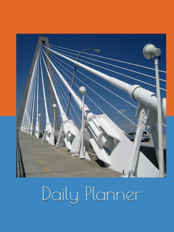 Blue Minimalist Daily Planner 8.25 x 11 In, Today’s Date, Time column 6 AM to 23 PM, Schedule Column, To Do List Column, 80 pages