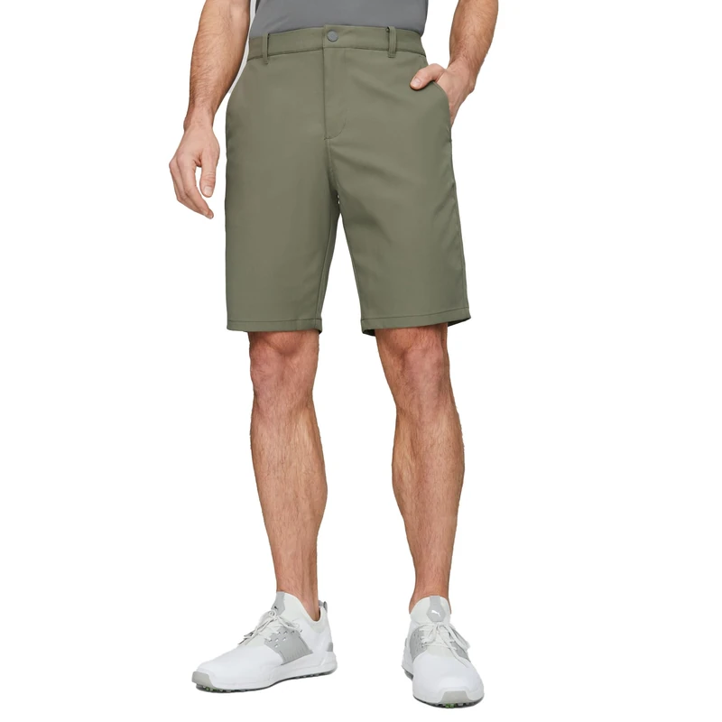 PUMA Men's 101 Solid Short 7 Inch Golf, Dark Sage, 36W x 7L