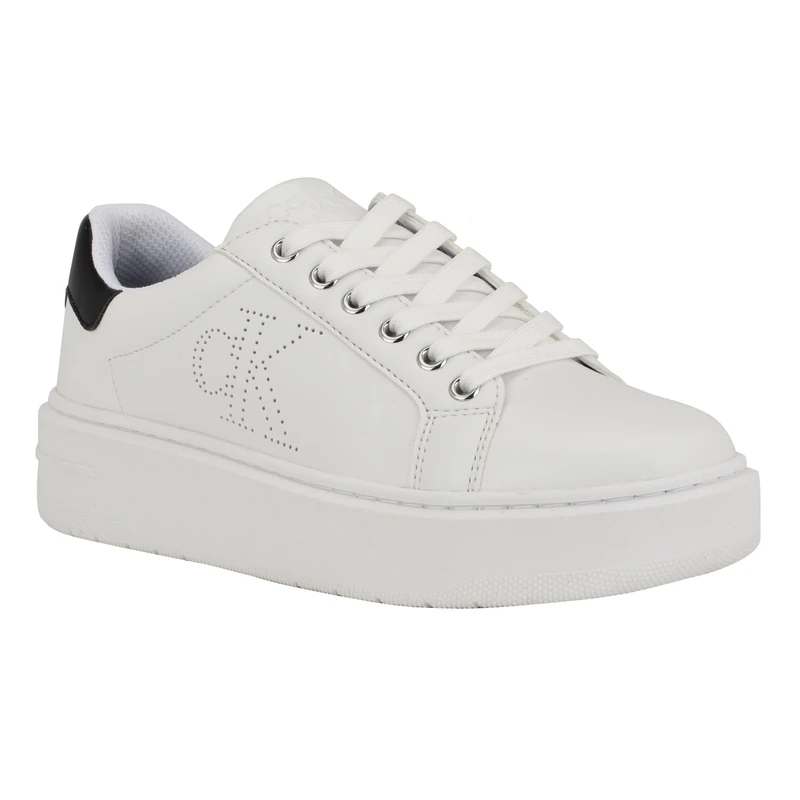 Calvin Klein Women's Daili Sneaker, White 140, 5 UK
