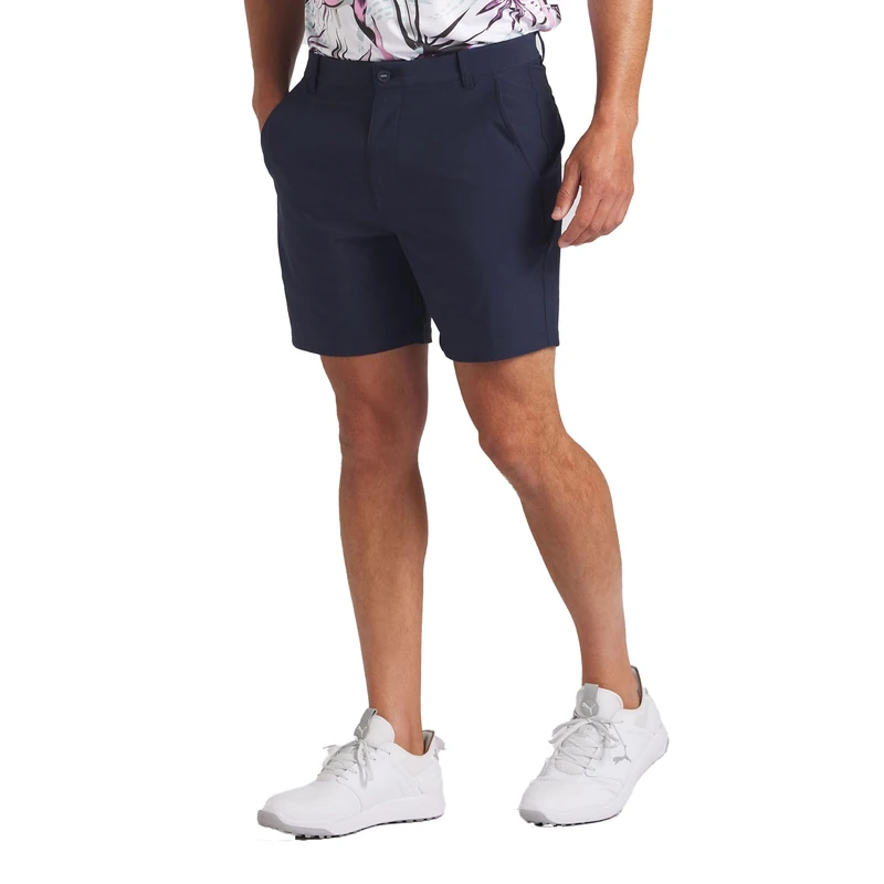 PUMA Golf Men's 101 Solid Short 7 Inch, Deep Navy, 34W x 7L
