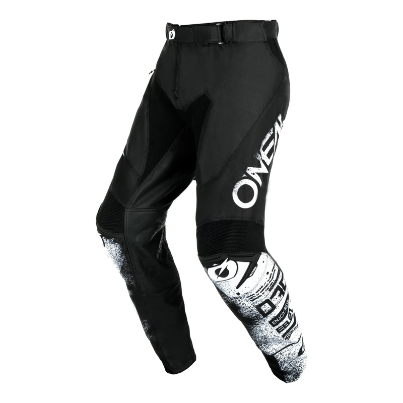 O'NEAL | Motocross Pants | Enduro Motorcycle | Durable Denier Fabrics, with Great Freedom of Movement, Athletic Fit | Pants Mayhem Scarz V.24 | Adult | Black White | Size 38 - Image 1