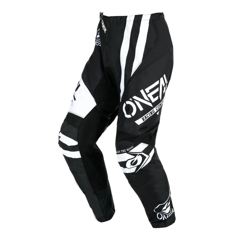 O'NEAL | Motocross Pants | Enduro MX | Maximum Freedom of Movement, Lightweight, Breathable and Durable Design | Pants Element Warhawk V.24 | Adult | Black White | Size 30