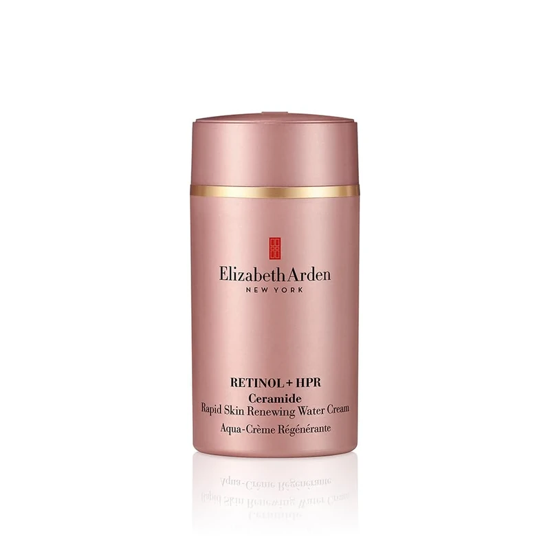 Elizabeth Arden Retinol + HPR Ceramide Rapid Skin Renewing Water Cream, 50ml, Anti-Ageing Skincare to Revitalize & Smooth Wrinkles, for Day & Night - Image 1