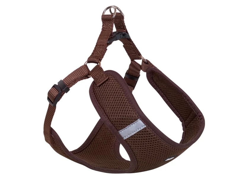 Nobby 80657-23 Harness Mesh Reflect Brown Width 25 mm Length 69-83 cm + 66 cm
