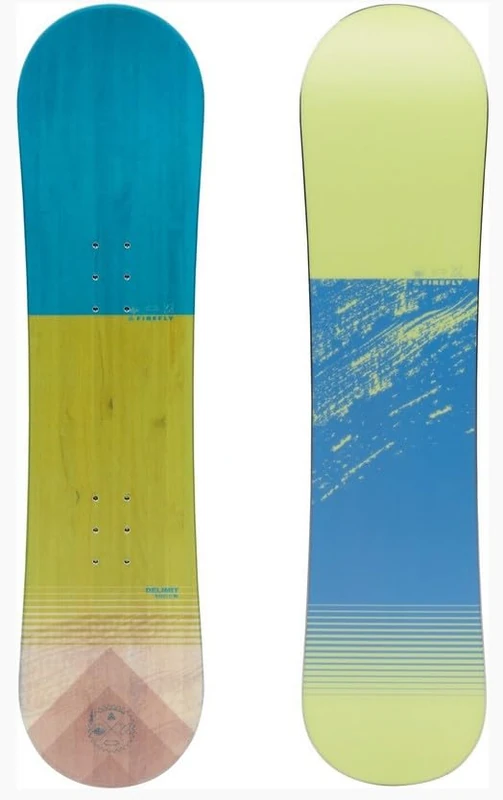 Firefly Delimit Snowboard Blue/Green Lime/Wood 118