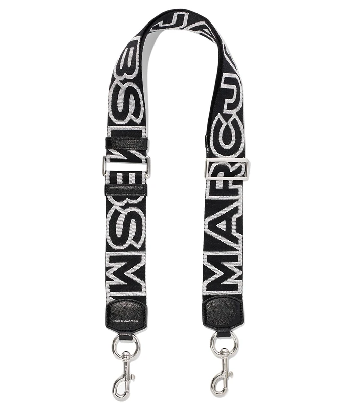 MARC JACOBS The Outline Logo Webbing Strap