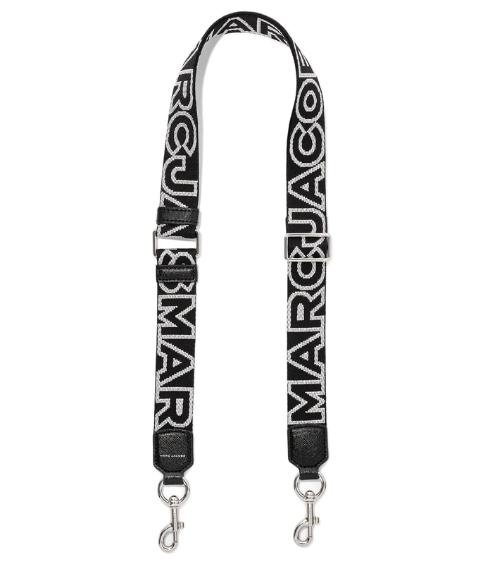 Marc Jacobs THE Thin Strap Bag Black Silver