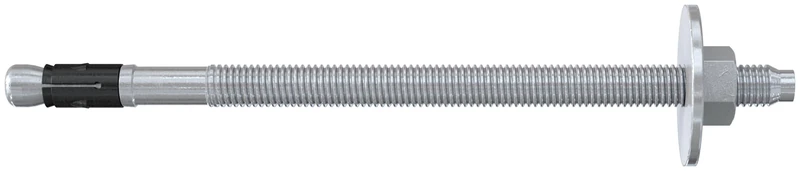 fischer FAZ II Plus 12/30 gvz Bolt Anchor with Large Washer, Heavy Duty Anchor with High Load Capacity, Anchor Bolts for Fixing Wooden Structures, Seismic & ETA Approval