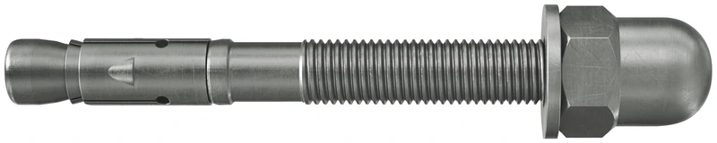 fischer FAZ II Plus 10/10 R Bolt Anchor with Cap Nut Heavy Duty Anchor for Fixings of Heavy Loads with Service Life Over 120 Years, Seismic & ETA Approval, Installation without Drill Hole Cleaning