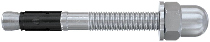 fischer Bolt anchor with cap nut FAZ II Plus 12/20 gvz, heavy duty anchor for attachments of heavy loads with service life over 120 years, seismic and ETA approval, assembly without drilling hole