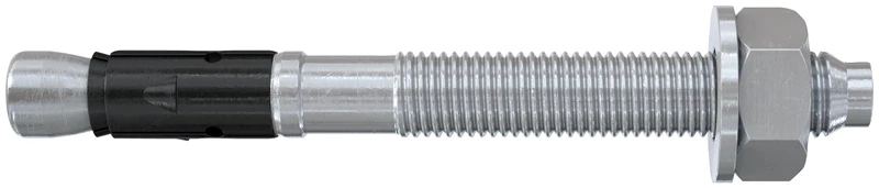 fischer FAZ II Plus 8/100 gvz, Heavy Duty Anchor with High Load Capacity, Anchor Bolt for Fixings of Heavy Loads and Steel Structures, Seismic & ETA Approval