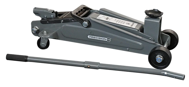 PRECISION STEEL Hydraulic Trolley Jack 2.25T Specially Designed for SUV 4x4 Estate Lifting Height from 190 to 535 mm Grey