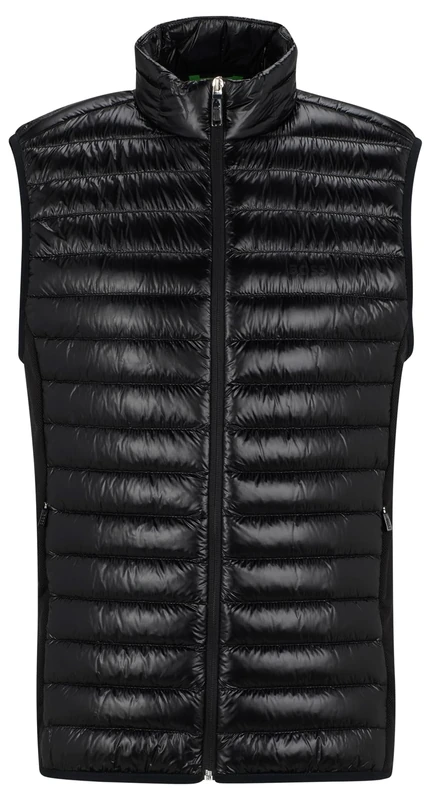 BOSS Mens V Techno Down-Filled Gilet with Water-Repellent Finish