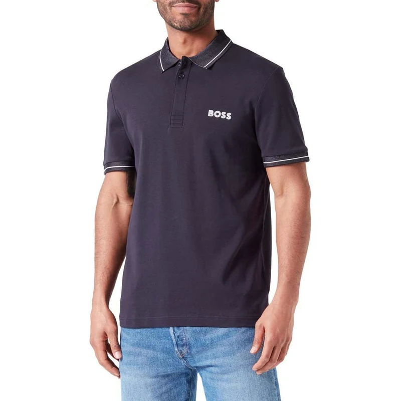 BOSS Men's Paule 1 Polo, Dark Blue402,