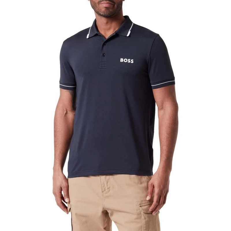 BOSS Men's Paul Pro Polo, Dark Blue403, S - Image 1