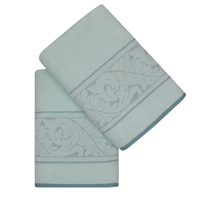 WELL HOME MOBILIARIO & DECORACIÓN Mint 2 Piece Bath Towel Set