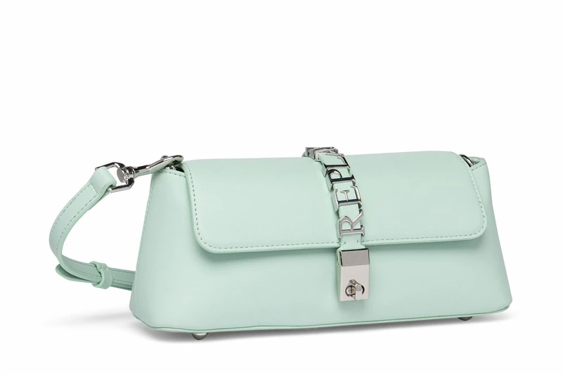 Replay women's handbag small, turquoise (Pastel Cobalt Blue 449), one size