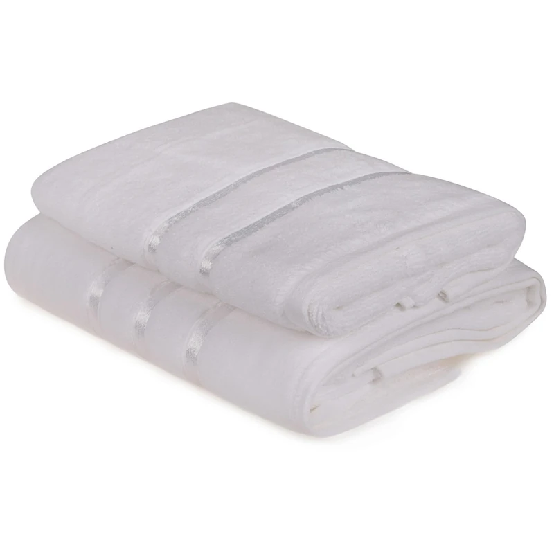 WELL HOME MOBILIARIO & DECORACIÓN Towel set (2 pieces) white