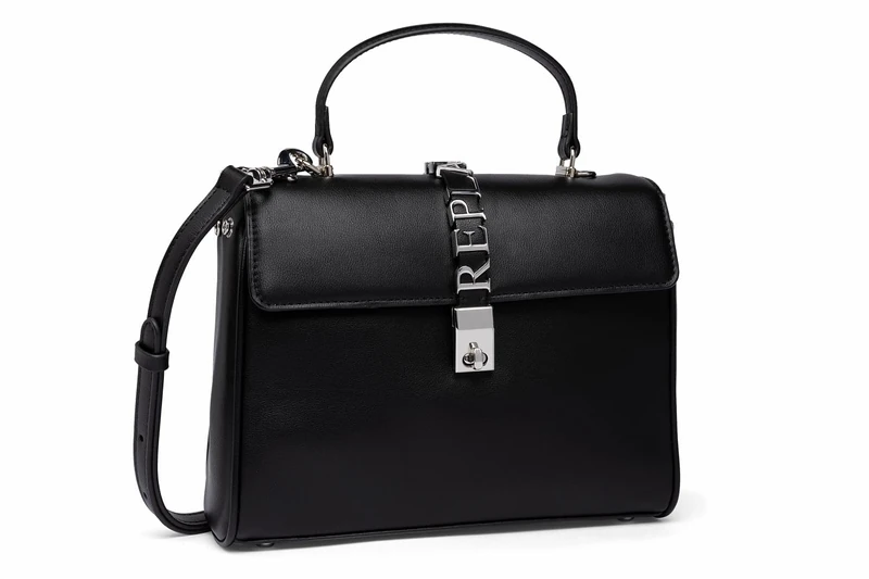 Replay women's handbag made of faux leather, black (Black 098), one size