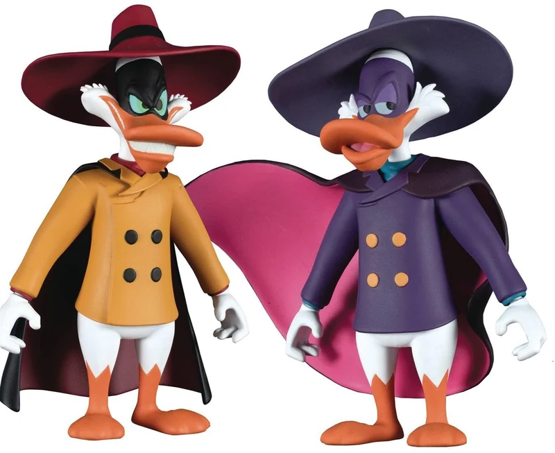 DIAMOND SELECT TOYS Dawkwing Duck and Negaduck Deluxe Action Figure Box Set - Image 1