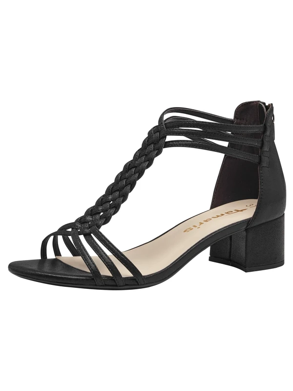 Tamaris Sandals 1-28290-42 Narrow, Black Glam, 4 UK