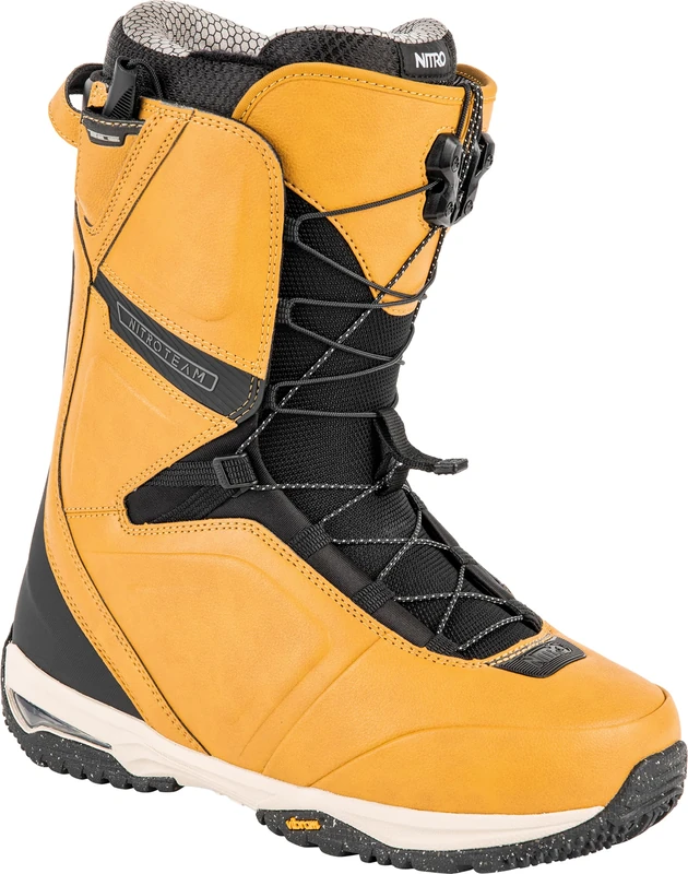 Nitro Team TLS '24 All Mountain Freeride Freestyle Quick Lacing System Boot, Camel, MP 27.5 // EU 42 // US 9.5