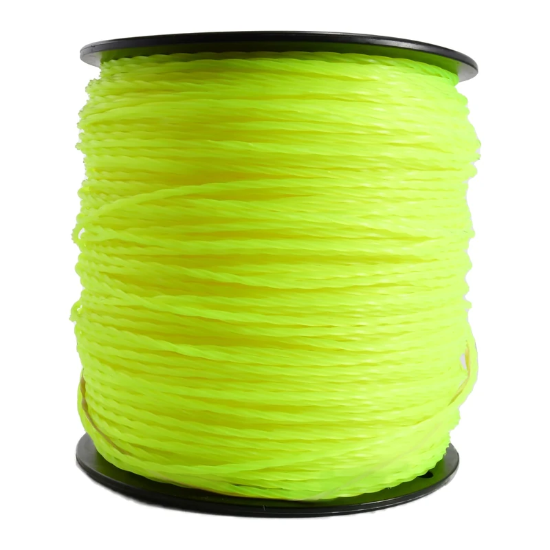 MAXPOWER 338832 0.095-in Diameter x 855' Length Twisted Trimmer Line Approximate 3 lb Spool, Yellow - Image 1