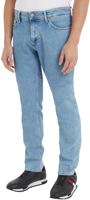 Tommy Jeans Men's Scanton Slim Bh4116 Denim Pants, Denim Light, 29W / 36L
