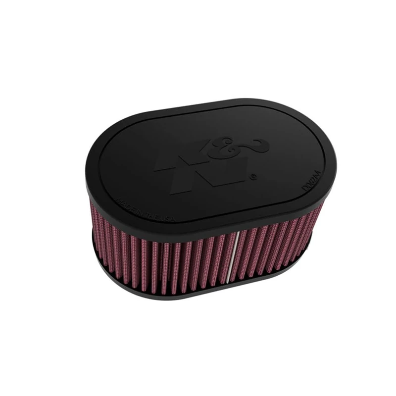 K&N Universal Oval Air Filter 54mm dual flange, 159mm x 102mm outside diameter, 76mm height (RU-3510)
