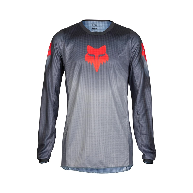 Fox Racing Men's 180 Interfere Motocross Jersey, Grey/Red, S