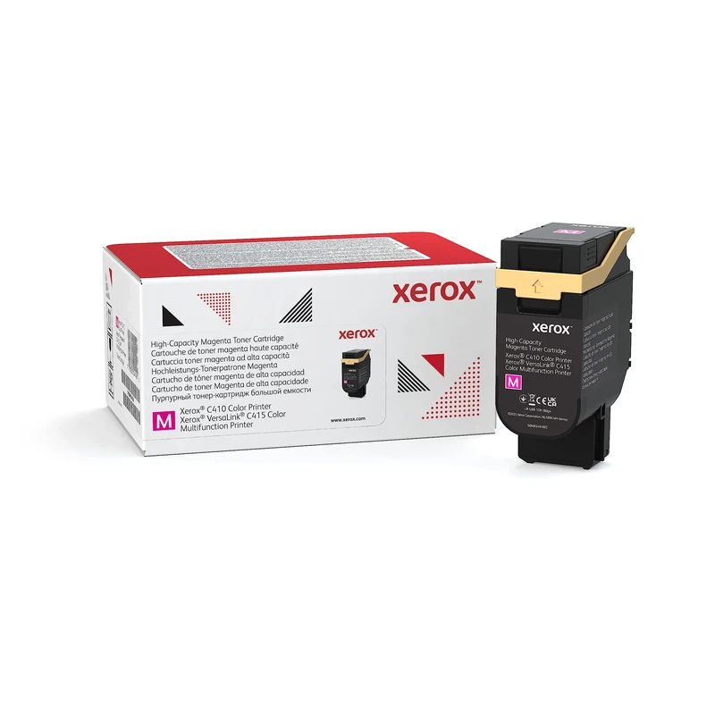 Xerox Genuine C410 / Versalink C415 Magenta High Capacity Toner Cartridge (7,000 pages) - 006R04687 - Image 1