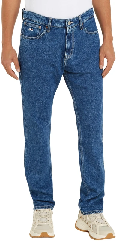 Tommy Jeans Men's Ryan Rglr Strght Cg4139 Denim Pants, Denim Medium, 28W / 36L - Image 1