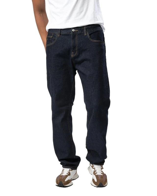 Armani Exchange Men's J16 Straight Fit Comfort Cotton Denim Pants Jeans, Indigo Denim/Indigo,