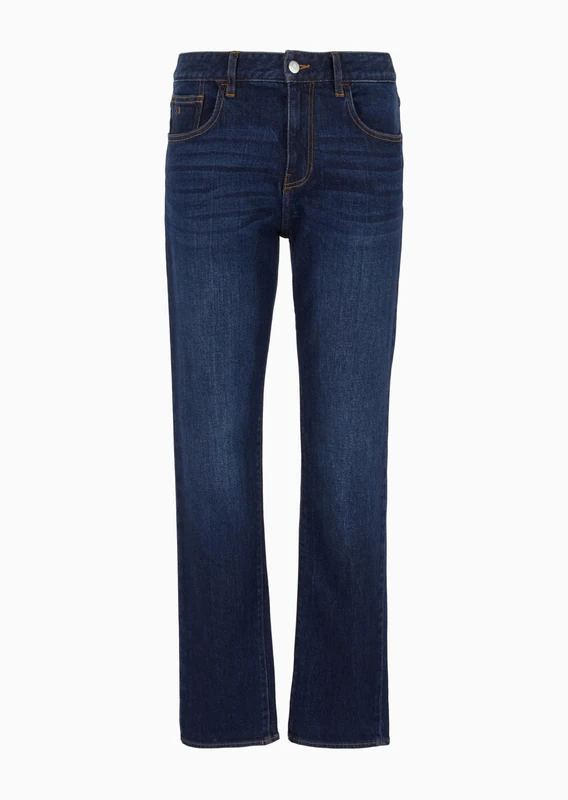 Armani Exchange Men's J13 Slim Fit Comfort Cotton Denim Pants Jeans, Indigo Denim,