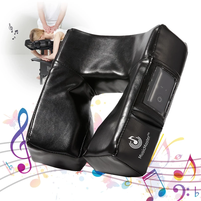 Master Massage Music Master High Fidelity Sound Face Cradle Cushion- Bluetooth Massage Pillow for Face Down Resting- Ultra Soft Massage Table Headrest Foam Headrest