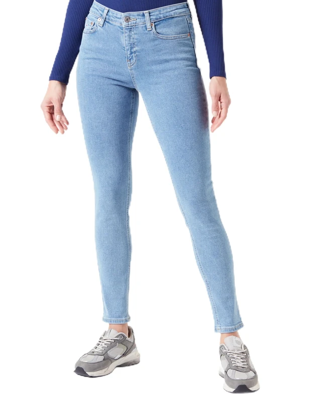 Tommy Jeans Women Jeans Skinny Fit, Blue (Denim Medium), 33W/32L