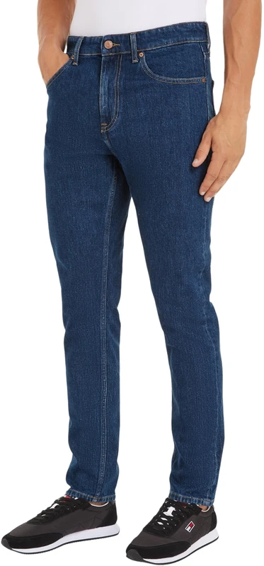 Tommy Jeans Men's Scanton Slim Ah4159 Pants, Denim Dark, 32W / 30L